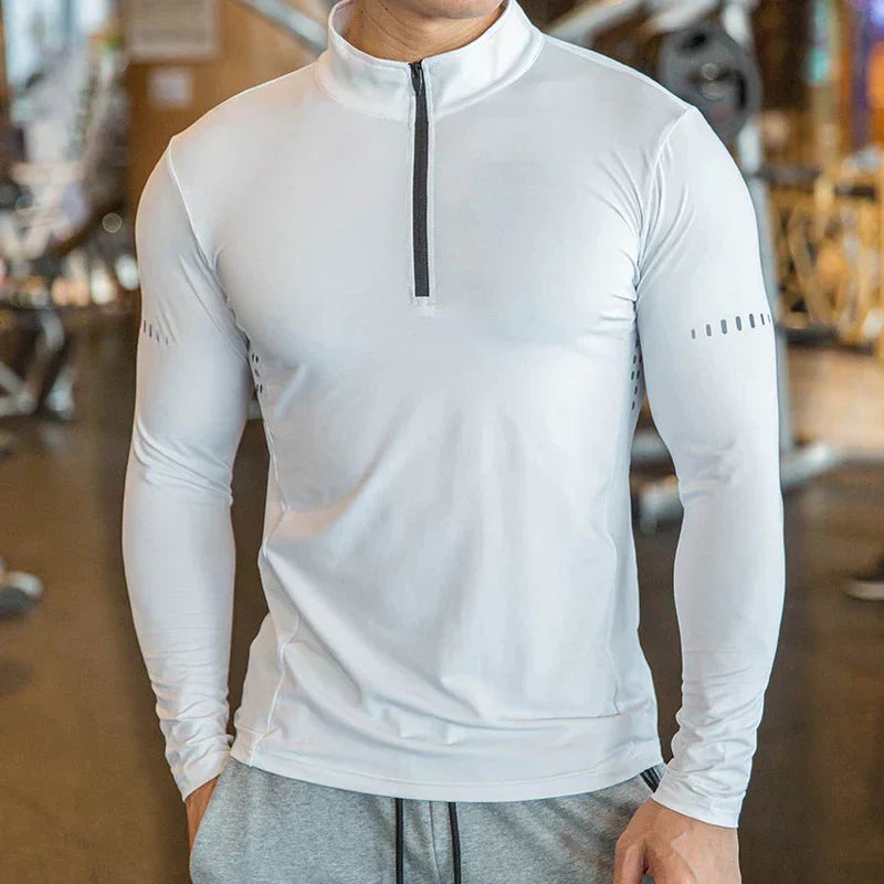 Men's High Neck Dry Fit Shirt
